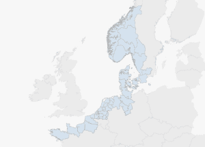 Noordzee Regio Programmagebied Interreg NSR